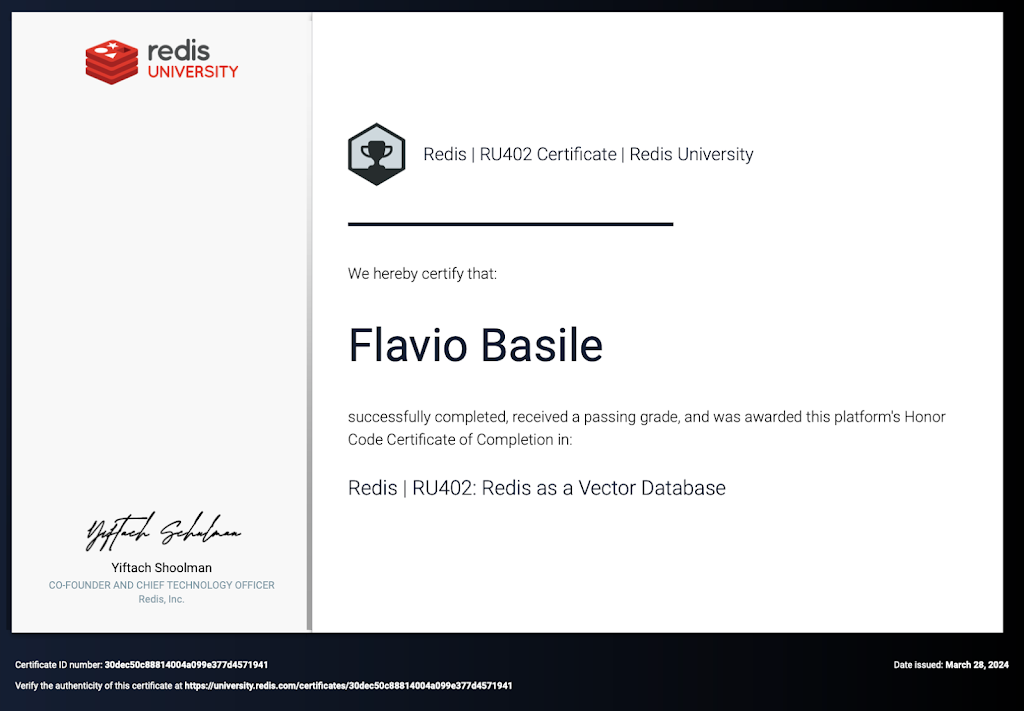 Redis as Vector Database